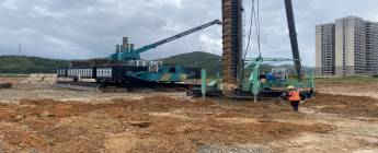 大亞灣潤溪花園樁基礎及基坑支護工程2022.6.13-6.19施工剪影