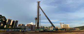 大亞灣潤溪花園樁基礎及基坑支護工程2022.6.20-6.26施工剪影