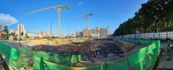 湛江舊大03地塊基坑支護(hù)工程2022.8.29-9.4施工剪影