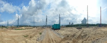 三亞海棠灣住宅項目一期土石方、基坑支護、樁基礎工程2023.4.17-4.23施工剪影