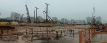 光明區(qū)軌道13號(hào)線車輛段片區(qū)02-07、02-08地塊樁基及支護(hù)工程2023.5.8-5.14施工剪影