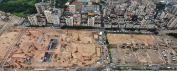 光明區軌道13號線車輛段片區02-07、02-08地塊樁基及支護工程2023.5.15-5.21施工剪影