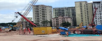 光明區軌道13號線車輛段片區02-07、02-08地塊樁基及支護工程2023.5.29-6.4施工剪影