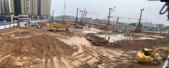 頤安都會中央（六期）基坑支護工程2023.6.12-6.18施工剪影
