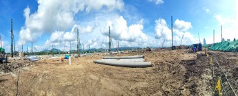 三亞海棠灣住宅項目一期土石方、基坑支護、樁基礎(chǔ)工程2023.6.19-6.25施工剪影