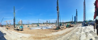三亞海棠灣住宅項目一期土石方、基坑支護、樁基礎工程2023.6.26-7.2施工剪影