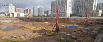 湖貝A1地塊樁基礎工程2023.7.3-7.9施工剪影