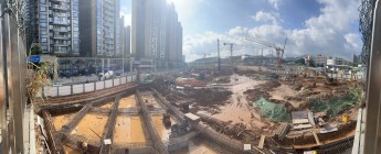 頤安都會中央（六期）基坑支護工程2023.7.3-7.9施工剪影