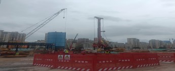 光明區軌道13號線車輛段片區02-07地塊樁基及支護工程2023.7.10-7.16施工剪影