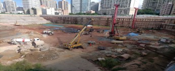 湖貝A1地塊樁基礎工程2023.7.10-7.16施工剪影