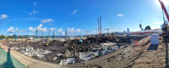 三亞海棠灣住宅項目一期土石方、基坑支護、樁基礎工程2023.7.10-7.16施工剪影