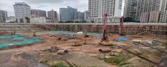 湖貝A1地塊樁基礎工程2023.7.17-7.22施工剪影
