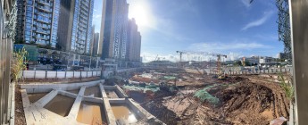 頤安都會中央（六期）基坑支護工程2023.7.17-7.23施工剪影