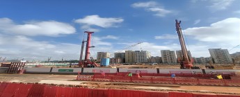 光明區軌道13號線車輛段片區02-07地塊樁基及支護工程2023.7.24-7.30施工剪影