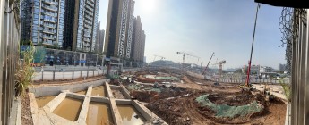 頤安都會(huì)中央（六期）基坑支護(hù)工程2023.7.24-7.30施工剪影