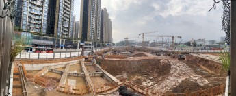 頤安都會中央（六期）基坑支護工程2023.8.7-8.13施工剪影