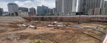 湖貝A1地塊樁基礎工程2023.8.21-8.27施工剪影