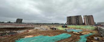 光明區軌道13號線車輛段片區02-11地塊樁基及支護工程2023.11.6-11.12施工剪影