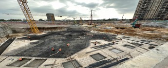 光明區軌道13號線車輛段片區02-11地塊樁基及支護工程2023.12.11-12.17施工剪影