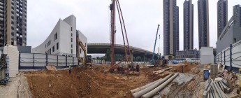 寶龍長租公寓基坑支護及樁基礎工程2023.12.11-12.17施工剪影