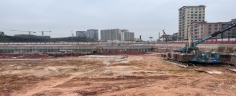 光明區軌道13號線車輛段片區02-07地塊樁基及支護工程2023.12.11-12.17施工剪影