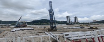 廣州黃埔華甫項目融資區地塊2、地塊3樁基礎工程2024.7.1-7.7施工剪影