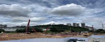 廣州萬科城市之光金融地塊樁基及基坑支護工程2024.7.1-7.7施工剪影