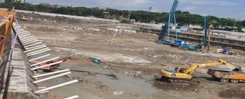 萬科廣州公司沙步復住項目2地塊、3地塊樁基工程2024.7.8-7.14施工剪影