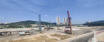 廣州黃埔華甫項目融資區地塊2、地塊3樁基礎工程2024.7.29-8.4施工剪影