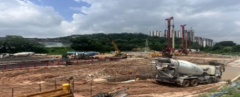 廣州萬科城市之光金融地塊樁基及基坑支護工程2024.7.29-8.4施工剪影