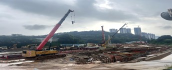 廣州萬科城市之光金融地塊樁基及基坑支護工程2024.8.19-8.25施工剪影