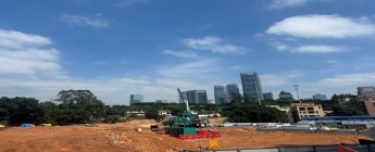 越秀地產里仁洞村F1-1地塊基坑、樁基礎工程2024.11.11-11.17施工剪影