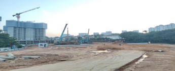 越秀地產里仁洞村F1-1地塊基坑、樁基礎工程2024.12.16-12.22施工剪影
