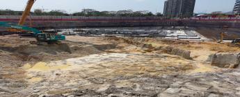 華潤光明潤宏城二期02-12地塊樁基支護(hù)工程2025.2.18-2.24施工剪影