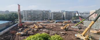 越秀海珠區AH020216地塊項目2025.2.24-3.2施工剪影