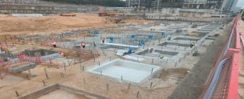 頤安樂城三期地基與基礎(chǔ)工程2025.3.2-3.9施工剪影