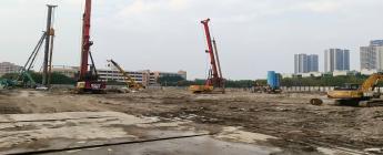 東莞萬科龍灣花園（K4）基坑支護及樁基礎工程2025.3.3-3.9施工剪影