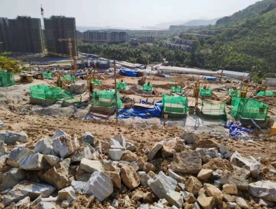 海南華潤石梅灣25#地塊C區北側山體支護工程